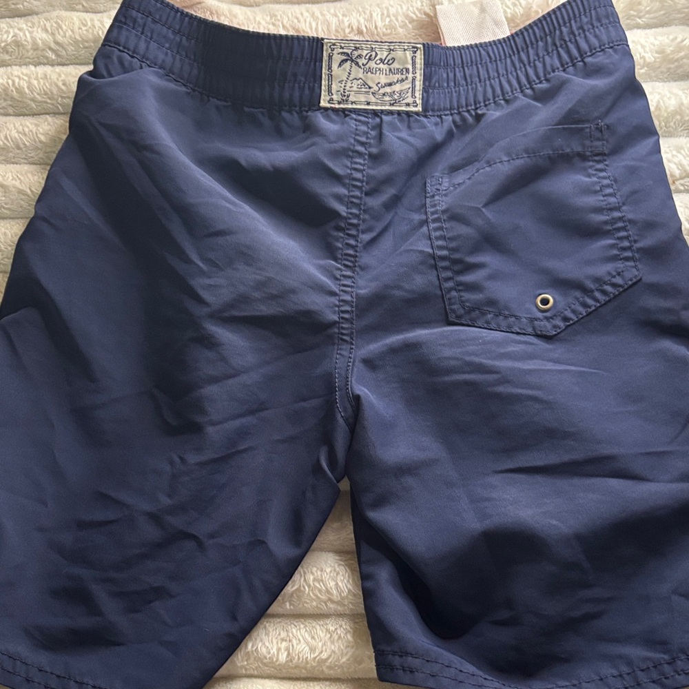 Polo by Ralph Lauren boys Dark Blue Athletic Shorts - Picture 5 of 5